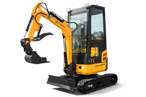 Minikoparka gąsienicowa - 1300kg - sterowanie Joystick - kabina - GoodMajster Machinery GMM-EX18RC+