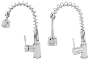 Bateria zlewozmywakowa z wyciąganą wylewką - IGUAZU -9807A