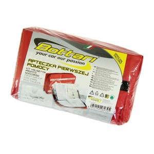 Apteczka samochodowa - materiałowa z rzepami