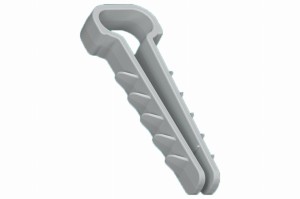 Uchwyt kablowy - wciskany - płaski  - UWP6/10 - 100szt