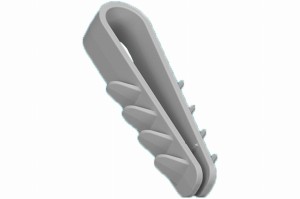 Uchwyt kablowy - wciskany - okrągły   UWO5/10 - 100szt