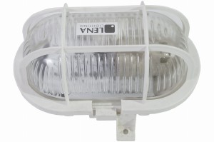 Oprawa kanałowa - PLASTIK - garażowa - owalna - IP44 - 60w
