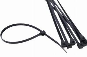 Opaska zaciskowa - trytytka - nylonowa - czarna - 3,6x250mm