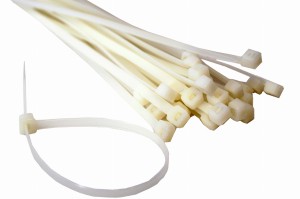 Opaska zaciskowa - trytytka - nylonowa - biała - 2,5x120mm