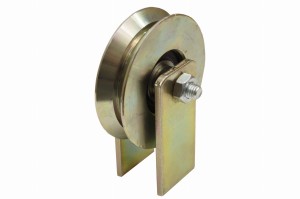 Rolka metalowa na kątownik - mocowanie - 89mm - RJKM-89-22