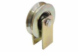 Rolka metalowa na teownik - mocowanie - 89mm - RJTM-89-22